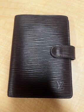 Louis Vuitton Brown Epi Leather Agenda